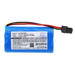 Helyettesítő orvosi eszköz akku Aspect Medical System BIS Vista Monitoring 185-0152 2600mAh kép