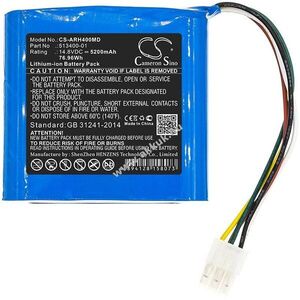 Helyettesítő orvosi eszköz akku Arjo Huntleigh légszivattyú 513400-01 5200mAh 76.96Wh 14.8V kép