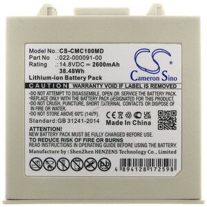 Helyettesítő orvosi eszköz akku COMEN C100 Monitor 022-000091-00 2600mAh 38.48Wh 14.8V kép
