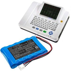 Helyettesítő orvosi eszköz akku COMEN CM-1200A ECG 0110-022-000124-00 5200mAh/57.72Wh 11.1V kép