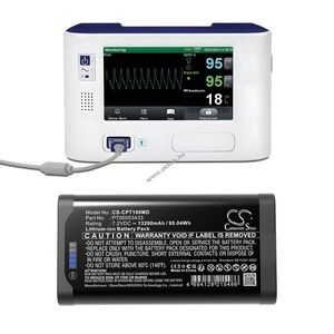 Helyettesítő orvosi eszköz akku Covidien Nellcor PM1000N GR101351 13200mAh 95.04Wh 7.2V kép