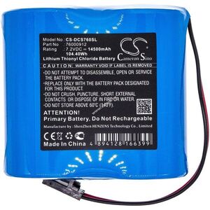 Helyettesítő mérőműszer elem Digi Connect Sensor+ 76000912 14500mAh 104.4Wh 7.2V kép