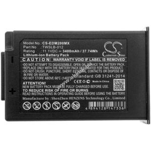 Helyettesítő orvosi eszköz akku Edan IM12 21.21.064213-11 3400mAh 37.74Wh 11.1V kép