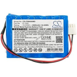 Helyettesítő orvosi eszköz akku Fresenius MCM E-1520 2000mAh 24Wh 12V kép