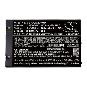 Helyettesítő orvosi eszköz akku GE Vscan GM200011 1500mAh 11.1Wh 7.4V kép