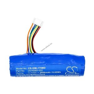 Helyettesítő orvosi eszköz akku GE Mack Link 2076585-002 2600mAh 9.62Wh 3.7V kép