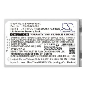 Helyettesítő orvosi eszköz akku GE Versana ultrasound 03-50049-001 5350mAh 77.04Wh 14.4V kép
