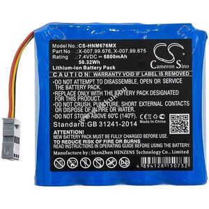 Helyettesítő orvosi eszköz akku Heine mPack X-007.99.676 6800mAh 50.32Wh 7.4V kép