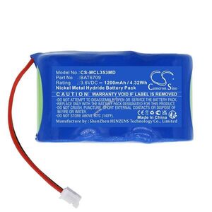 Helyettesítő orvosi eszköz akku Micro Medical MicroLoop 3535 BAT6709 1200mAh 4.32Wh 3.6V kép