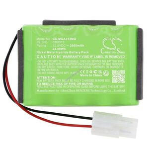 Helyettesítő orvosi eszköz akku Mangar Airflo 12 CD0313 2000mAh 24Wh 12V kép