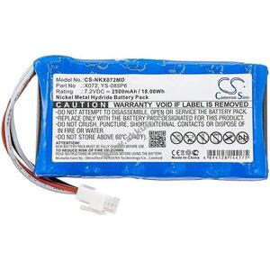 Helyettesítő orvosi eszköz akku Nihon Kohden OLV-2700 Monitor X072 2500mAh 18Wh 7.2V kép