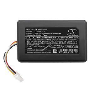 Helyettesítő porszívó akku Samsung PowerBot R7065 DJ96-00193B 5000mAh/108Wh 21.6V kép