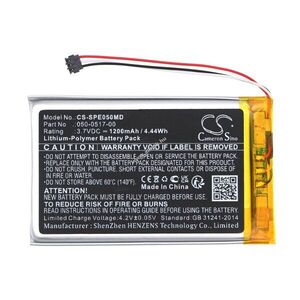 Helyettesítő orvosi eszköz akku Spacelabs EVO 4 050-0517-00 1200mAh 4.44Wh 3.7V kép