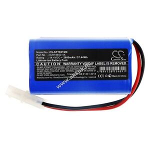 Helyettesítő orvosi eszköz akku Spring ECG-902A 14.4V 2600mAh 37.44Wh Li-Ion kép