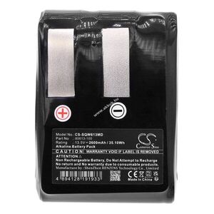 Helyettesítő orvosi eszköz elem SSCOR Quickdraw 80613-100 2600mAh 35.1Wh Alkaline 13.5V kép