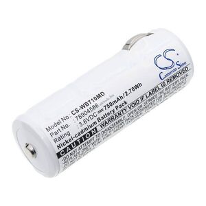 Helyettesítő orvosi eszköz akku Diversified Medical Siemens Pre-Vista CJB-191 77mm 750mAh 2.7Wh 3.6V kép