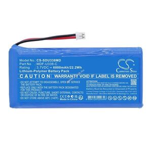 Helyettesítő orvosi eszköz akku Sanyo MDF-U338-C 6000mAh 22.2Wh 3.7V kép