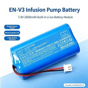 Helyettesítő orvosi eszköz akku ENMIND EN-V3 2600mAh/19.24Wh 7.4V kép