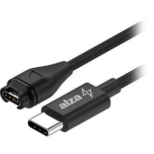 AlzaPower USB-C Garmin Fenix, Vívoactive, Venu, Forerunner töltő/adatkábel, fonott – 1m kép