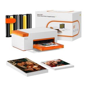 Liene Amber M110 4x6 hüvelykes hordozható fotónyomtató, 60 db 4x6... kép