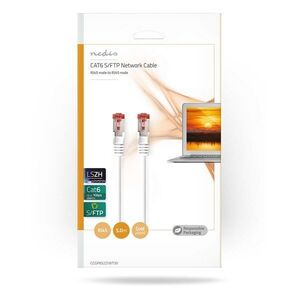 Nedis cccgp85221wt50 utp / ftp cat6 patch kábel, rj45 aranyozott... kép