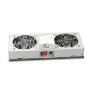 Lande - 2 Ventilátoros Rack Hűtőegység - Termosztáttal kép