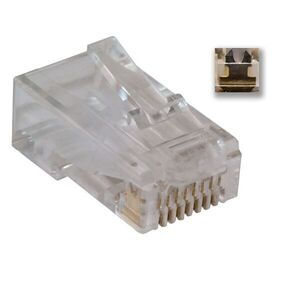 RAIN UTD5880 Cat5e UTP 8P8C dugó patch kábelhez 100db/csomag kép