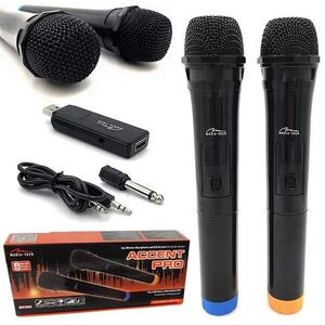 Media-Tech Accent Pro vezeték nélküli karaoke mikrofon kép