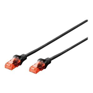 Digitus CAT6 U-UTP Patch Cable 1m Black DK-1617-010/BL kép