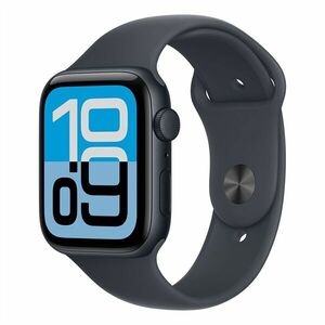 Apple Watch SE3 GPS-es (44mm) éjfekete alumínium tok, éjfekete M/... kép