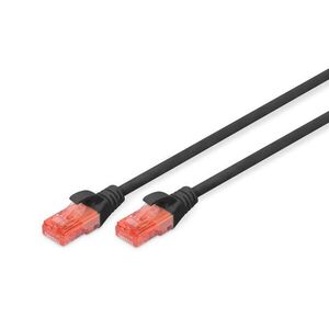 Digitus Cat6 Hálózati Kábel - 2m - Fekete kép