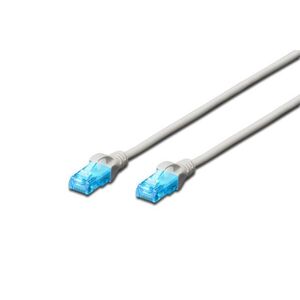 DIGITUS DK-1512-005 Cat.5e U/UTP PVC 0, 5m szürke patch kábel kép