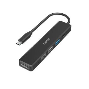 Hama USB-C dokkoló adapter 5in1 (USB 3.2, USB 2.0, HDMI, USB-C), ... kép