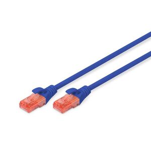 DIGITUS DK-1617-005/B Cat.6 U/UTP LSZH 0, 5m kék patch kábel kép