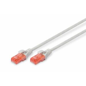 Digitus CAT6 UTP Foltkábel - 1m - Szürke kép