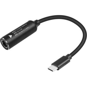 Blackbird töltőkábel pd65w usb-c male to dc7.9mmx09mm female BH1720 kép
