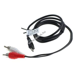 OTB audiókábel - Micro-USB -> RCA audió-ra kép