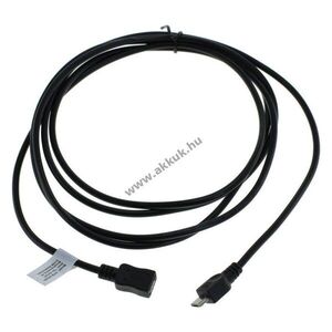 OTB adatkábel micro usb hosszabbító 5 Pin-es 2m hosszú fekete kép