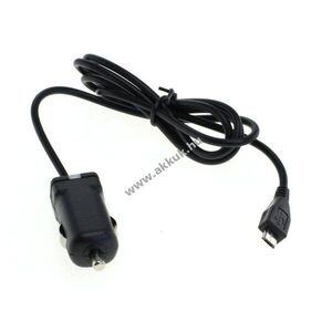Helyettesítő autós töltő Micro-USB-s , 2.4A, fekete kép