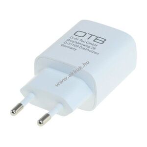 Helyettesítő hálózati töltő adapter USB-C csatlakozóval, power delivery, 20W kép