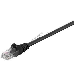 Goobay CAT5e U/UTP patch kábel 2m fekete CCA kép