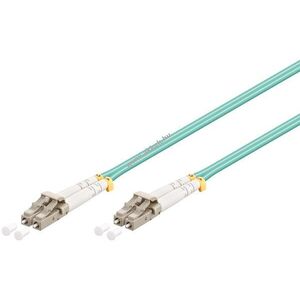 Goobay LWL multimódusú OM3 aqua LC-UPC - LC-UPC patchkábel 2m LSZH kép