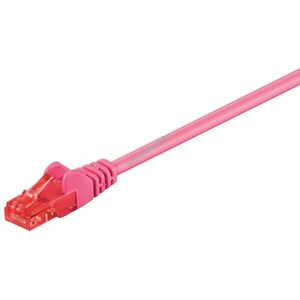 Goobay CAT6 U/UTP patchkábel magenta rézbevonatos alumínium vezető (CCA) 20m kép