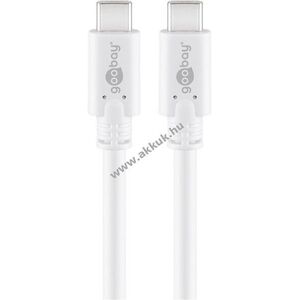 Goobay Basic USB-C kábel 1m 60W 3A 5V 5Gbit/s USB3.2 Power Delivery kép