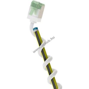 Goobay CAT8.1 slim U/FTP patchkábel AWG32 0, 25m fehér LSZH TPE OFC kép