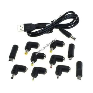 OTB USB Ladekabel mit DC Stecker und Adaptern - Universal - 10-teilig kép