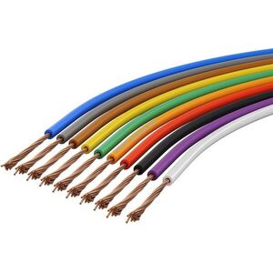 Goobay rézlitzen szett 10 szín egyeres többszálas 18x0, 1mm kép