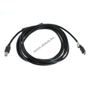 OTB adatkábel USB Type C (USB-C) csatlakozó - USB B (USB-B 2.0) csatlakozó 3, 0m fekete kép
