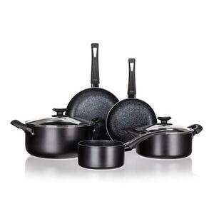BANQUET BLACK STONE tapadásmentes főzőedénykészlet 7 db kép