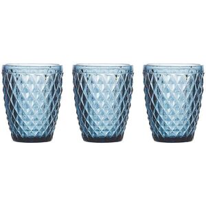 Tognana 3 darabos pohárkészlet, kék, 260 ml DIAMOND AZZURRO kép